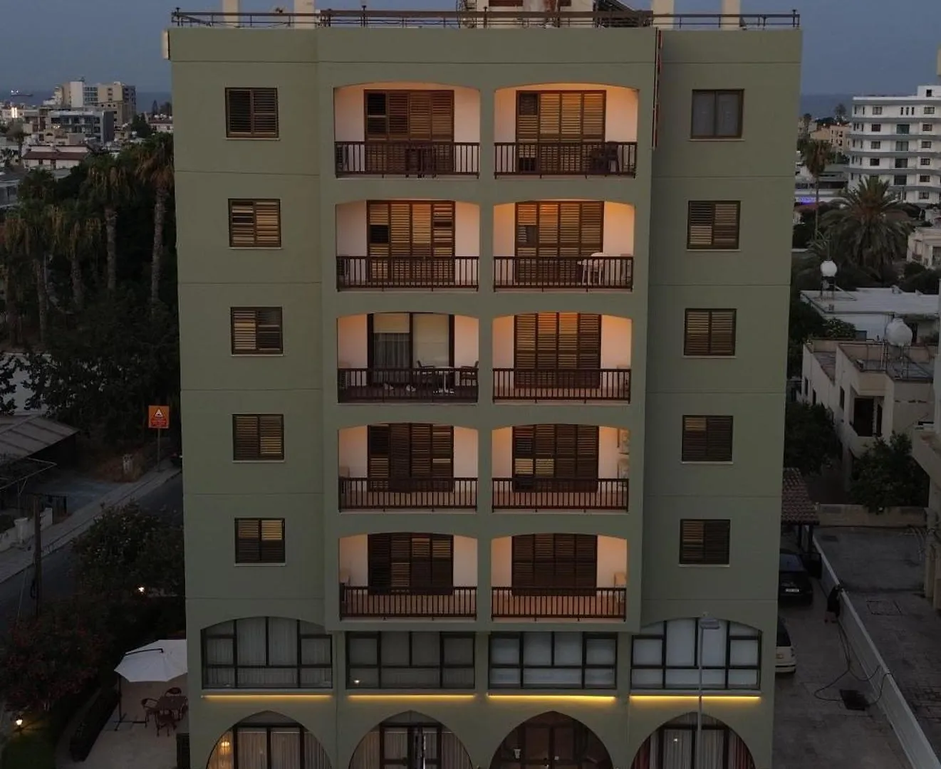 Layiotis Hotel location
